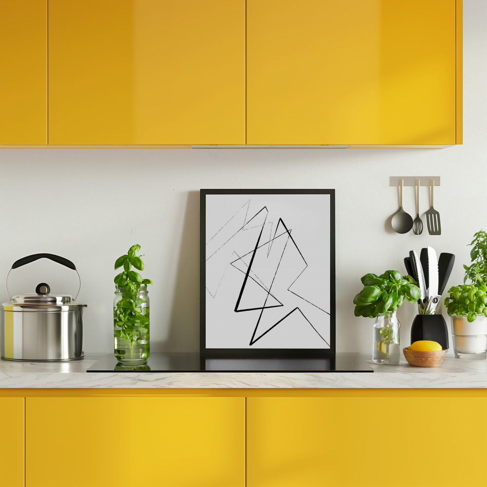 Angular Lines No 5 Poster